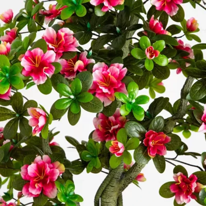 Nearly Natural 6ft Azalea Indoor Outdoor Artificial Tree