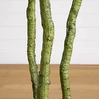 Nearly Natural 6ft Bird Nest Fern Indoor Outdoor Artificial Tree