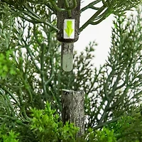 Nearly Natural 45" Cedar White Tower Indoor Outdoor Artificial Tree