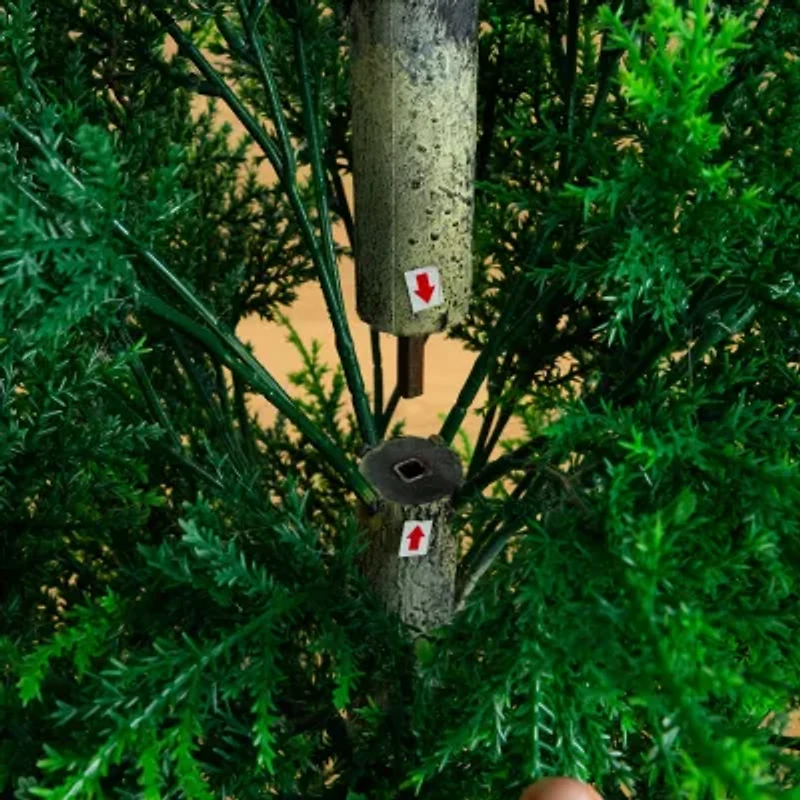 Nearly Natural 5ft Cypress Tower Indoor Outdoor Artificial Tree