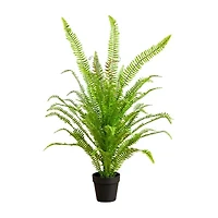 Nearly Natural 3ft Boston Fern Artificial Plant