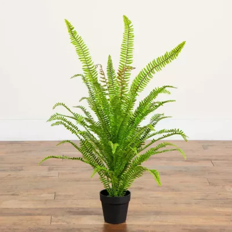 Nearly Natural 3ft Boston Fern Artificial Plant
