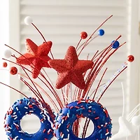 Glitzhome Stars And Donuts Picks Floral Arrangement