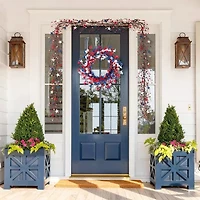 Glitzhome 72" Stars And Berry Garland