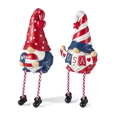 Glitzhome Americana Polyresin Tabletop Decor