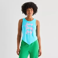 Juicy By Couture Womens Crew Neck Sleeveless Tank Top