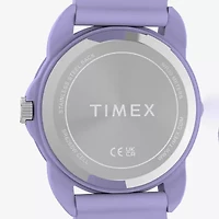 Timex Girls Purple Strap Watch Tw2y59600jt