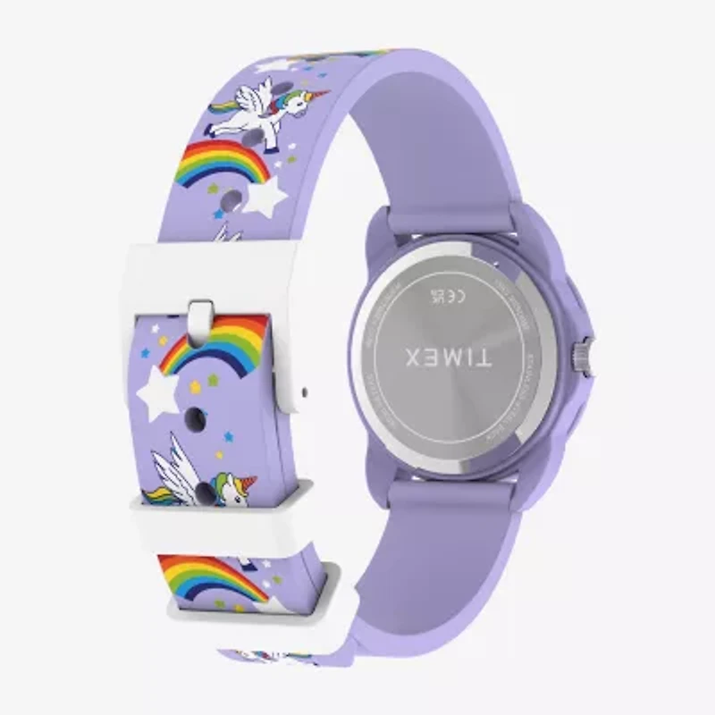 Timex Girls Purple Strap Watch Tw2y59600jt