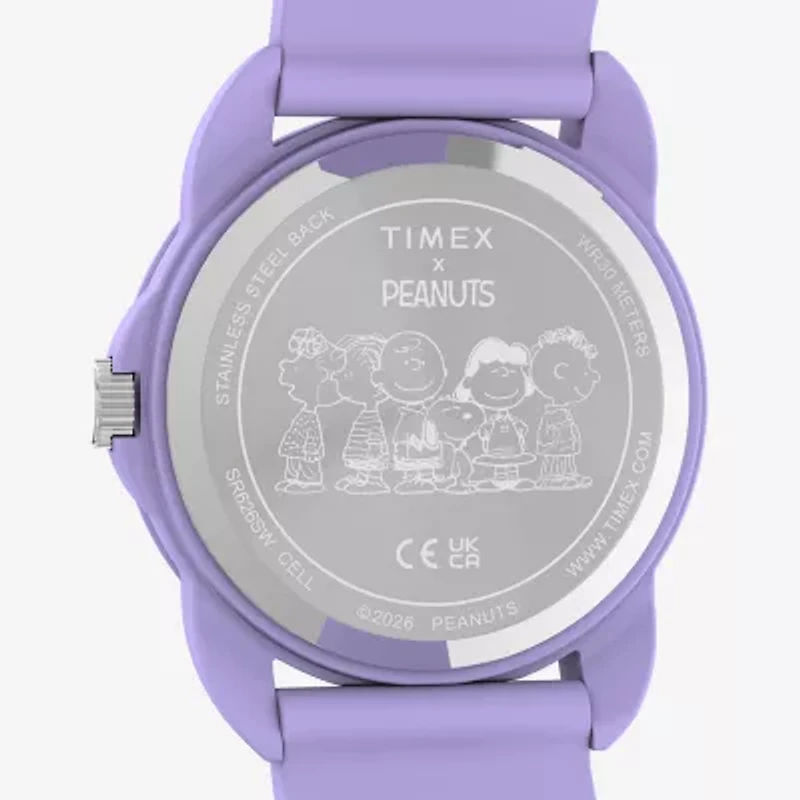 Timex Girls Purple Strap Watch Tw2y51200jt