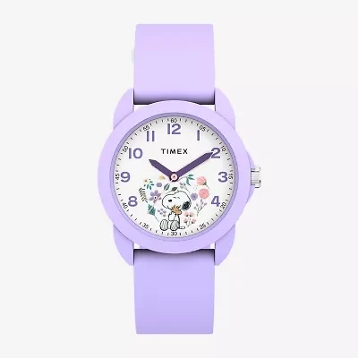 Timex Girls Purple Strap Watch Tw2y51200jt