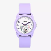 Timex Girls Purple Strap Watch Tw2y51200jt