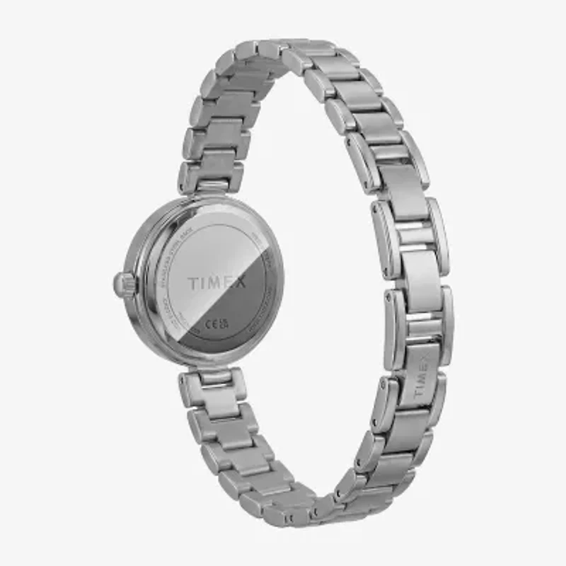 Timex Womens Silver Tone 2-pc. Watch Boxed Set Twg068000ji