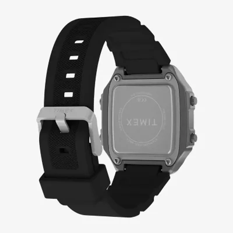 Timex Mens Digital Black Strap Watch Tw5m68800jt