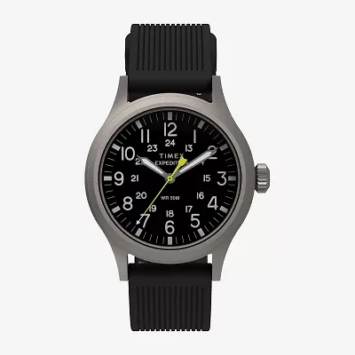 Timex Mens Black Strap Watch Tw2y63300jt