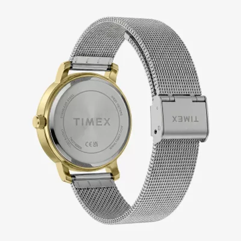 Timex Womens Silver Tone Stainless Steel Bracelet Watch Tw2y48800jt