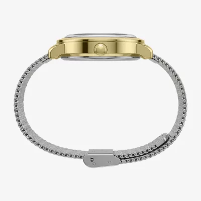 Timex Womens Silver Tone Stainless Steel Bracelet Watch Tw2y48800jt