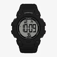Timex Mens Digital Black Strap Watch Tw4b35200jt