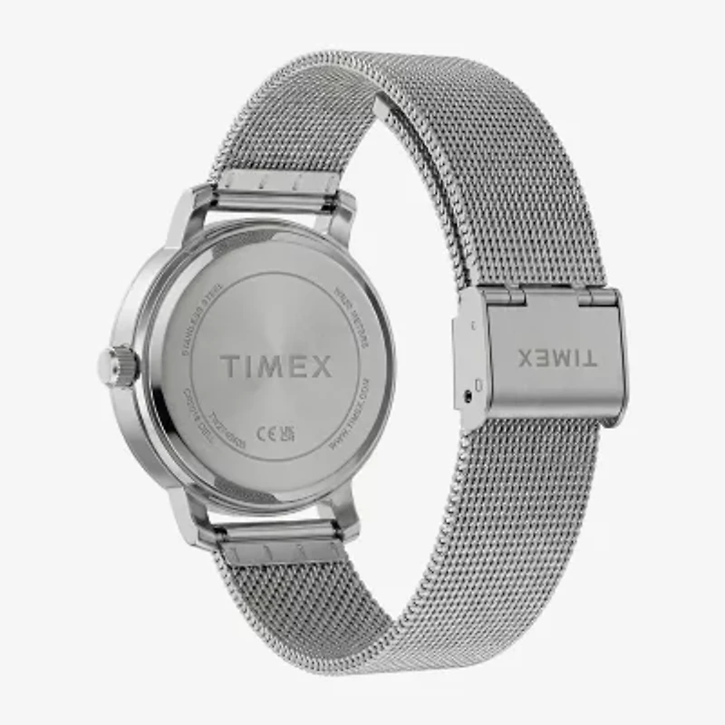 Timex Womens Silver Tone Stainless Steel Bracelet Watch Tw2y48600jt