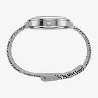 Timex Womens Silver Tone Stainless Steel Bracelet Watch Tw2y48600jt