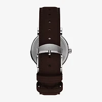 Timex Timex Peanuts Weekender 38mm Baseball Brown Leather Strap Watch Tw2y51500jt Mens Brown Leather Strap Watch Tw2y51500jt