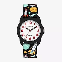 Timex Boys Black Strap Watch Tw2y59800jt