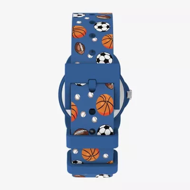Timex Boys Blue Strap Watch Tw2y59900jt