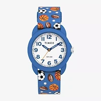 Timex Boys Blue Strap Watch Tw2y59900jt