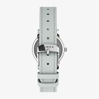 Timex Womens Blue Leather Strap Watch Tw2y67100jt