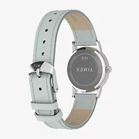 Timex Womens Blue Leather Strap Watch Tw2y67100jt
