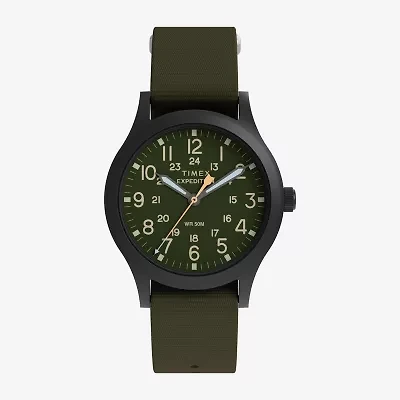 Timex Mens Green Strap Watch Tw2y62900jt