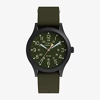 Timex Mens Green Strap Watch Tw2y62900jt