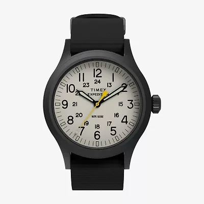 Timex Mens Black Strap Watch Tw2y63200jt