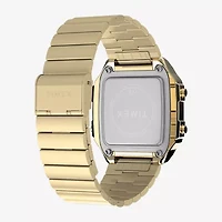 Timex Mens Digital Gold Tone Stainless Steel Bracelet Watch Tw5m69000jt