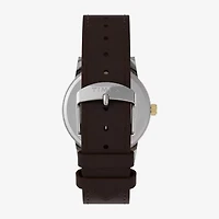 Timex Mens Brown Leather Strap Watch Tw2y67600jt