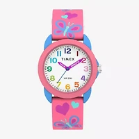 Timex Girls Pink Strap Watch Tw2y59700jt