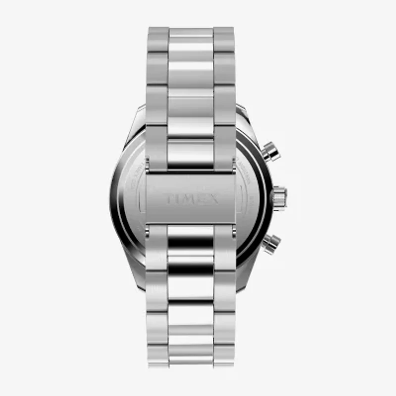 Timex Mens Silver Tone Stainless Steel Bracelet Watch Tw2y56900vq