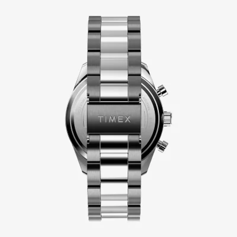 Timex Mens Silver Tone Stainless Steel Bracelet Watch Tw2y62200vq