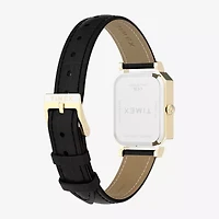 Timex Womens Black Leather Strap Watch Tw2y71900vq