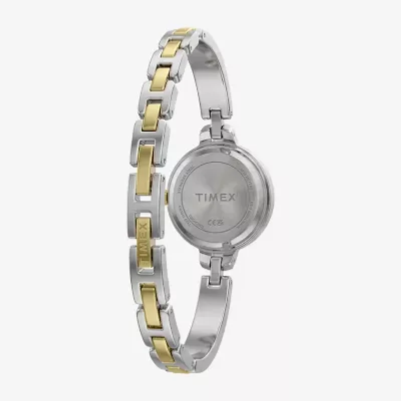 Timex Womens Two Tone 2-pc. Watch Boxed Set Twg067800vq