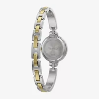 Timex Womens Two Tone 2-pc. Watch Boxed Set Twg067800vq