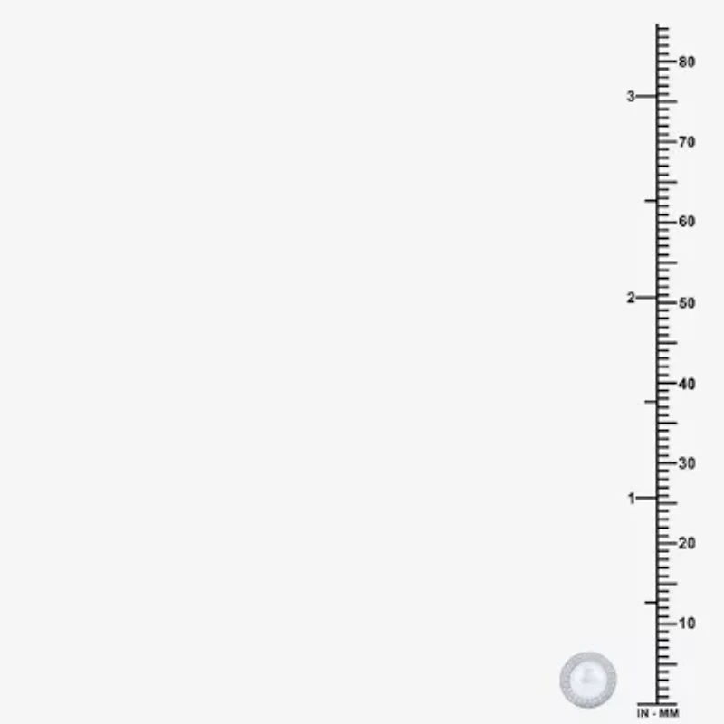 Limited Quantities! White Cultured Freshwater Pearl Sterling Silver 13mm Stud Earrings