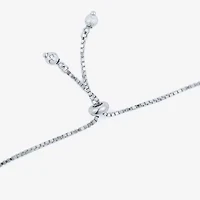 Limited Quantities! Womens White Cultured Freshwater Pearl Sterling Silver Bolo Bracelet