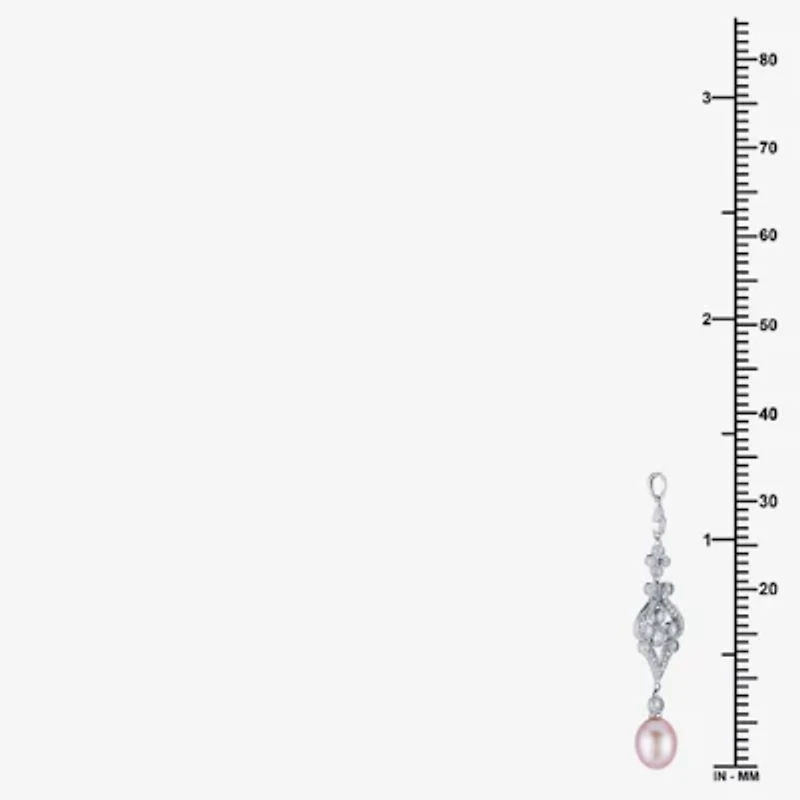 Limited Quantities! Womens Cultured Freshwater Pearl Sterling Silver 18 Inch Pendant Necklace