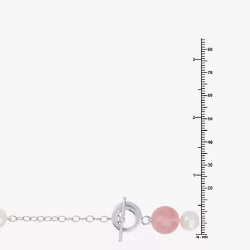 Limited Quantities! Womens White Sterling Silver Strand Necklace