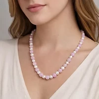 Limited Quantities! Womens White Sterling Silver Strand Necklace