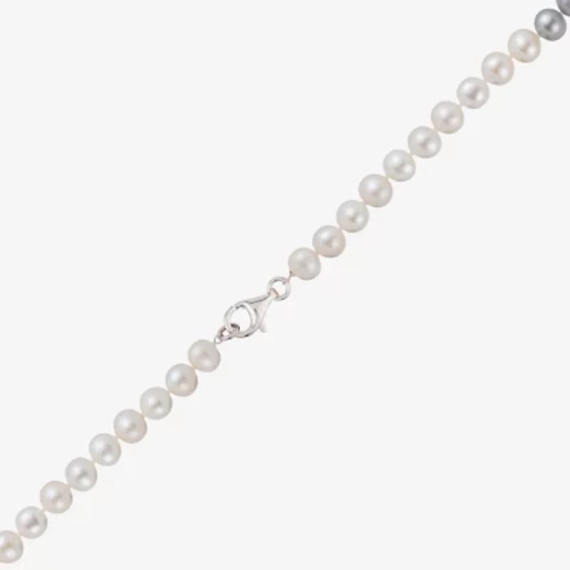 Limited Quantities! Womens Multi Color Sterling Silver Strand Necklace