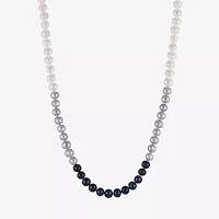 Limited Quantities! Womens Multi Color Sterling Silver Strand Necklace