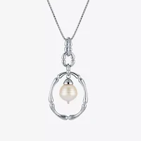 Limited Quantities! Womens White Cultured South Sea Pearl Sterling Silver 18 Inch Pendant Necklace