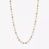 Limited Quantities! Womens Multi Color Cultured Freshwater Pearl Sterling Silver Round 3-pc. Jewelry Set