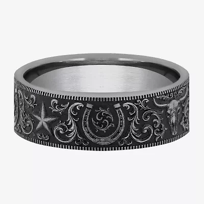 Mens 7MM Tungsten Wedding Band